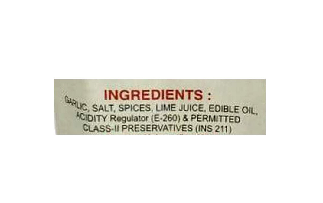 Harnarains Garlic Pickles    Jar  399 grams
